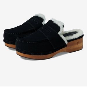 NWOT Frye shearling clog size 7.5 retail $255!